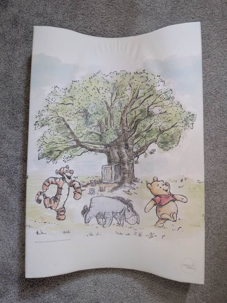 Winnie the pooh anti roll changing matt