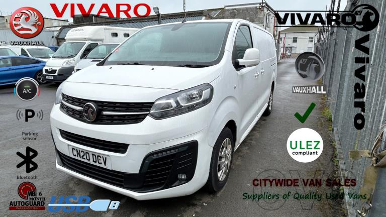 2020 Vauxhall Vivaro 2900 1.5d 100PS Sportive H1 Van PANEL VAN Diesel Manual