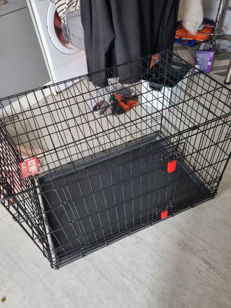 L dog cage