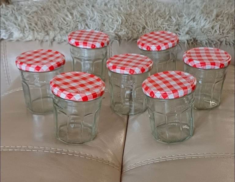 🍯7 Empty jars for Preserves💥REDUCED TO GO TODAY 