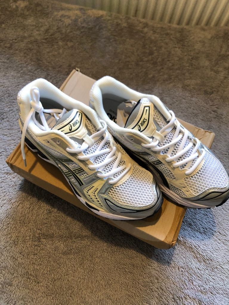 ASICS GEL-NYC Trainers – White/Silver, Brand New in Box