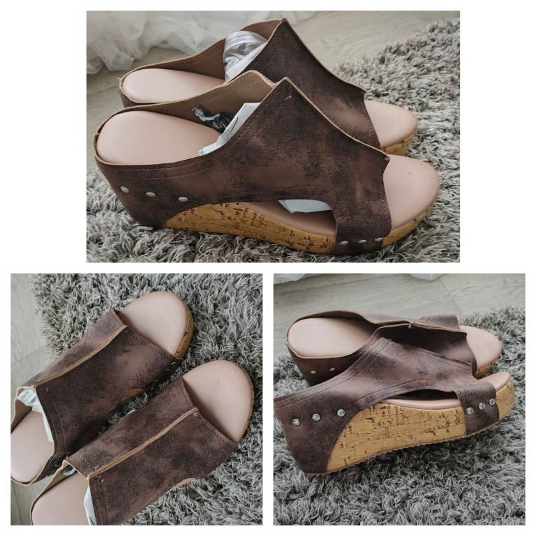 Shoes women's wedges 4 new 