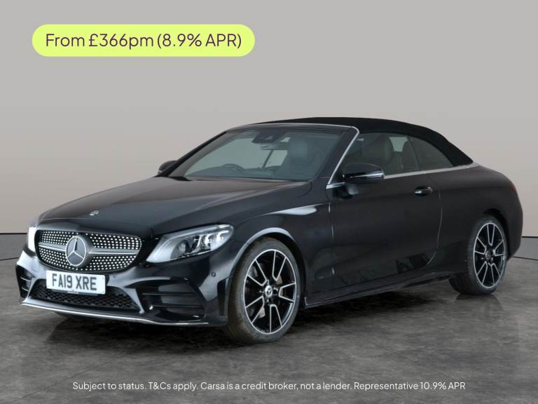 2019 Mercedes-Benz C Class C300 AMG Line Premium 2dr 9G-Tronic CONVERTIBLE PETROL Automatic