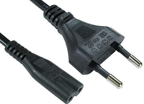 Figure 8 C7 to Euro EU European 2 Pin AC Plug Power Cable Lead Cord 0.5 M