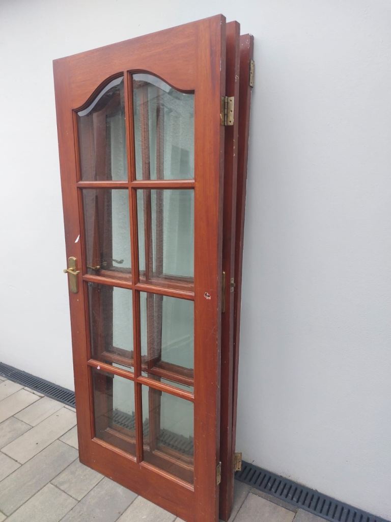X3 internal glass panelled doors 