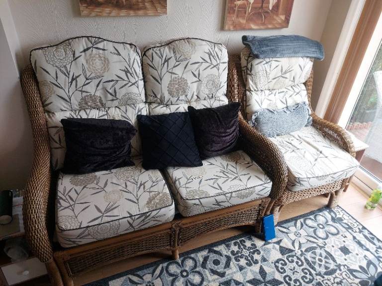 Rattan Sofa and Chair