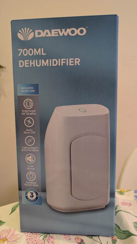 Daewoo 700ml Dehumidifier 3x