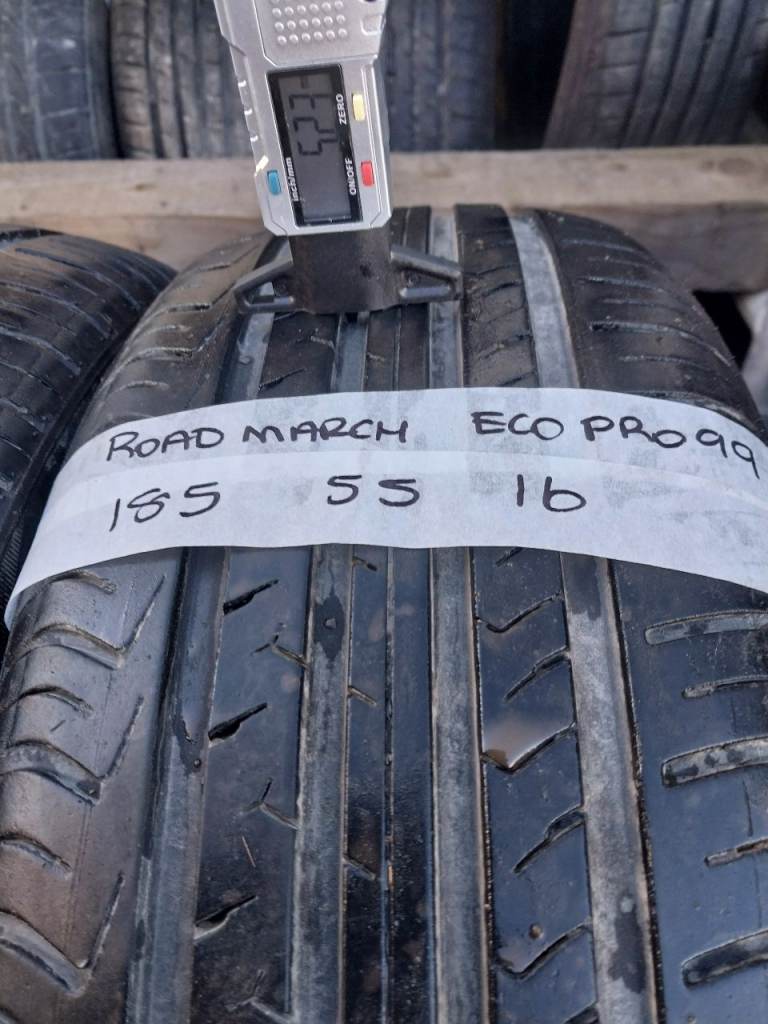Part worn tyres Roadmarch 185 55 16 - set of 2