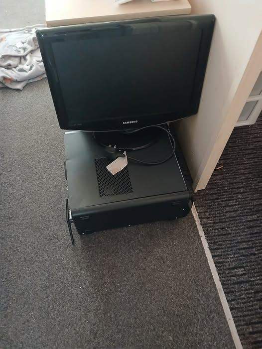 monitor and tower