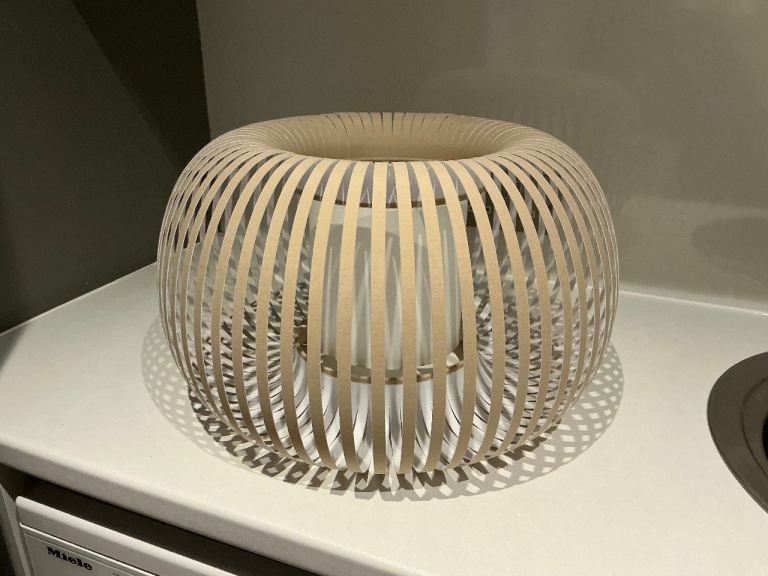 John Lewis Harmony Small Ribbon Ceiling Light, Natural, £110 new but listed £40