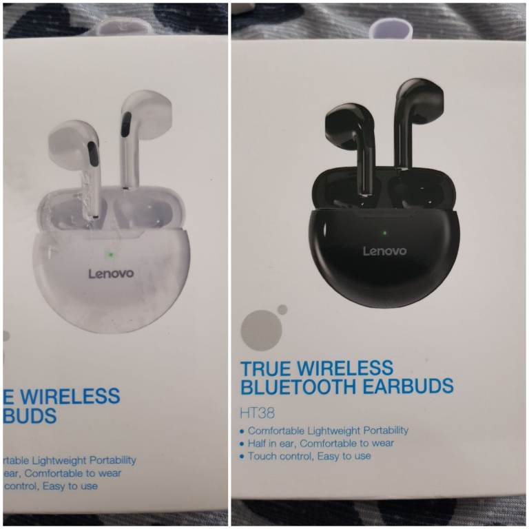 Lenovo HT38 True Wireless Earbuds – BRAND NEW – £5 Each