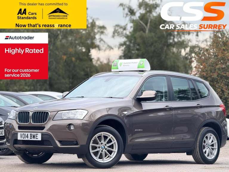 2014 BMW X3 2.0 20d SE Auto xDrive Euro 5 (s/s) 5dr SUV Diesel Automatic