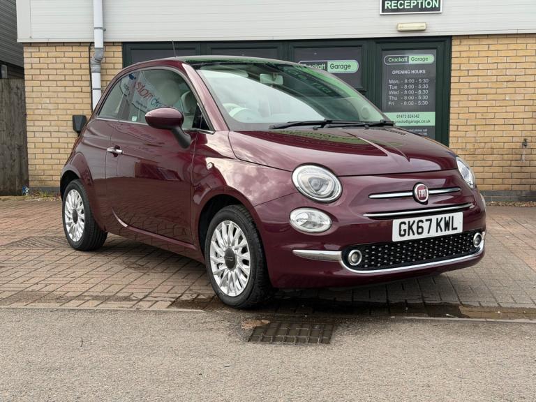 2017 Fiat 500 1.2 Lounge 3dr HATCHBACK Petrol Manual