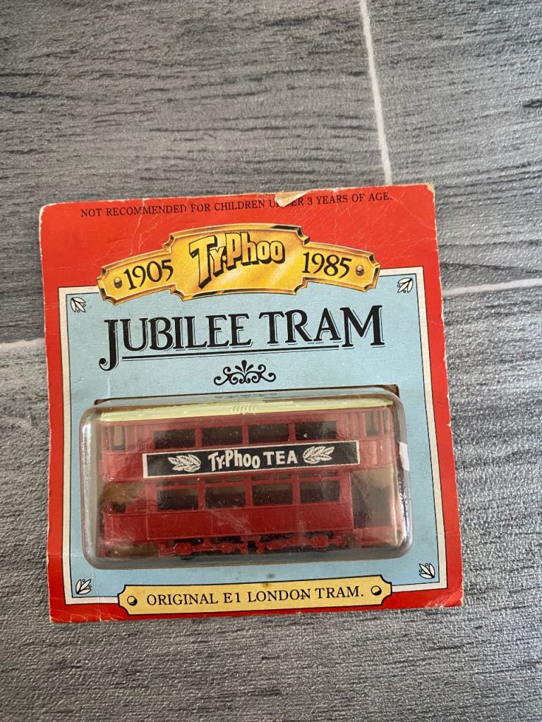 TyPhoo Jubilee Tram – Original E1 London Tram, New in Box