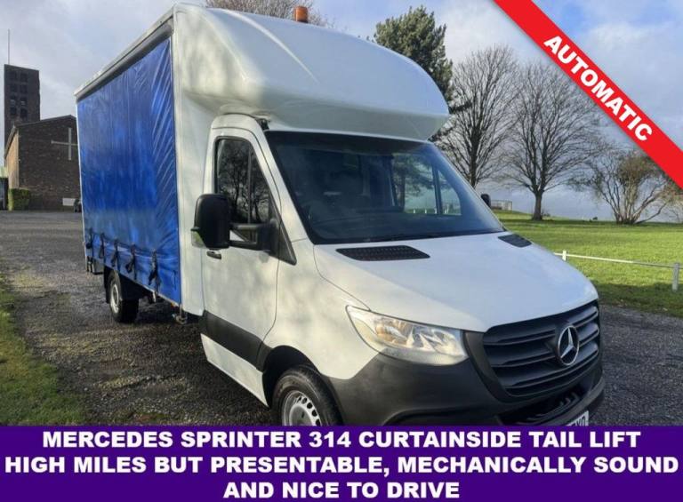 2020 Mercedes-Benz Sprinter 2.1 314Cdi LWB L3 RWD Curtainside Tail Lift Euro 6 (s/s) 143ps Curtai...