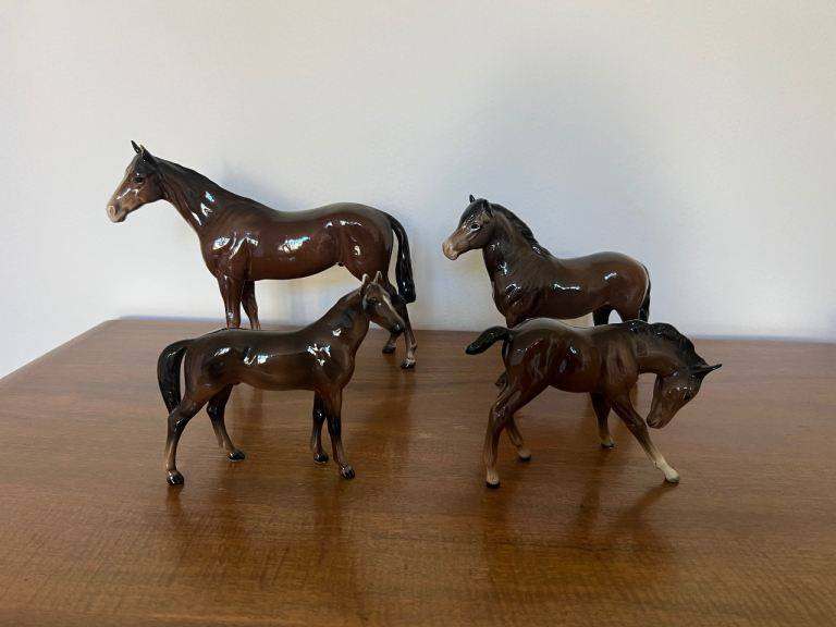 Beswick horse and foal figures