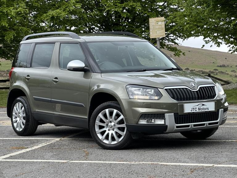 SKODA YETI 2.0 TDI CR SE 5dr Man, diesel, green + rare SUV 2016