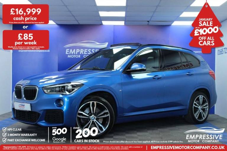 2019 68 BMW X1 2.0 20D M SPORT SUV 5DR DIESEL AUTO XDRIVE EURO 6 (S/S) (190 PS) 