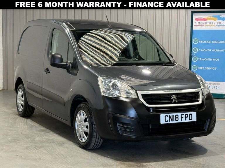 2018 18 PEUGEOT PARTNER 1.6 BLUEHDI 854 PROFESSIONAL PANEL VAN 5DR DIESEL MANUAL