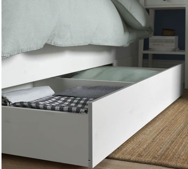 IKEA HEMNES Bed storage box, set of 4