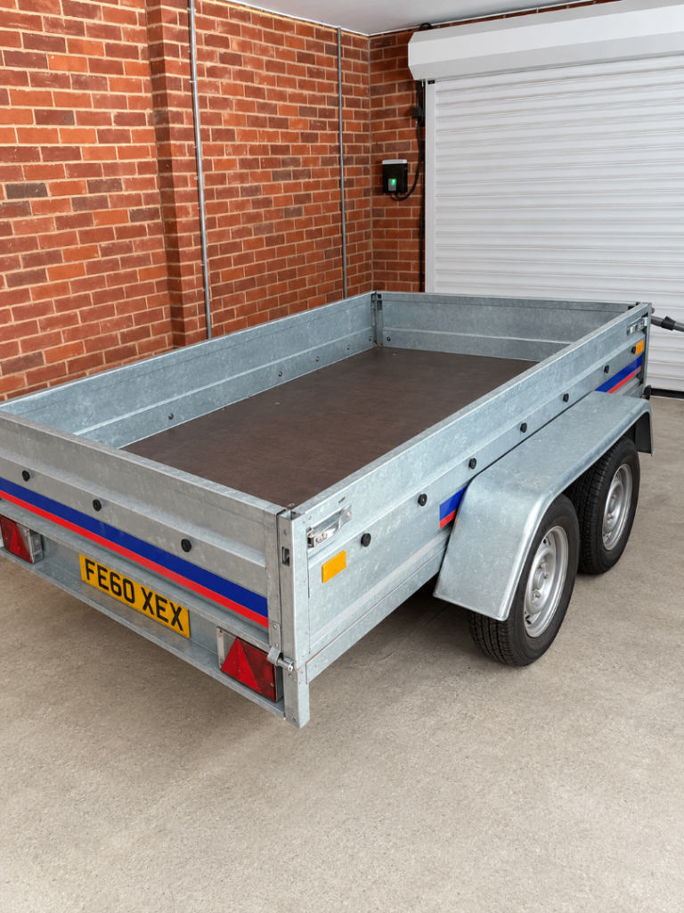 WINTERHOFF Twin-Axle Galvanised Box Trailer