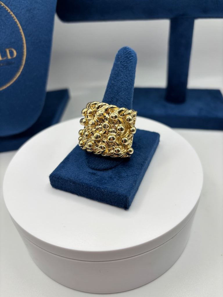 9ct gold keepers ring