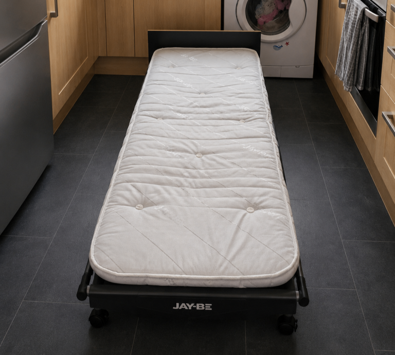 **GONE PENDING COLLECTION** FREE JAY-BE Folding Single Bed with Mattress – Good Condition
