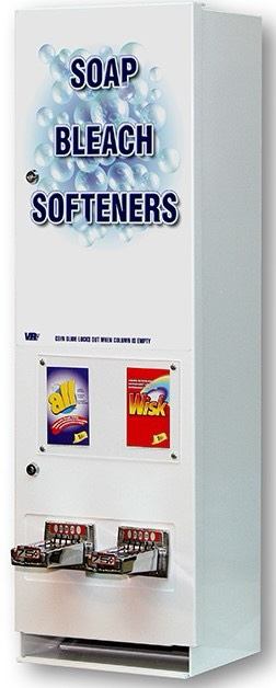2 COLUMN VENDOR laundrette machine 
