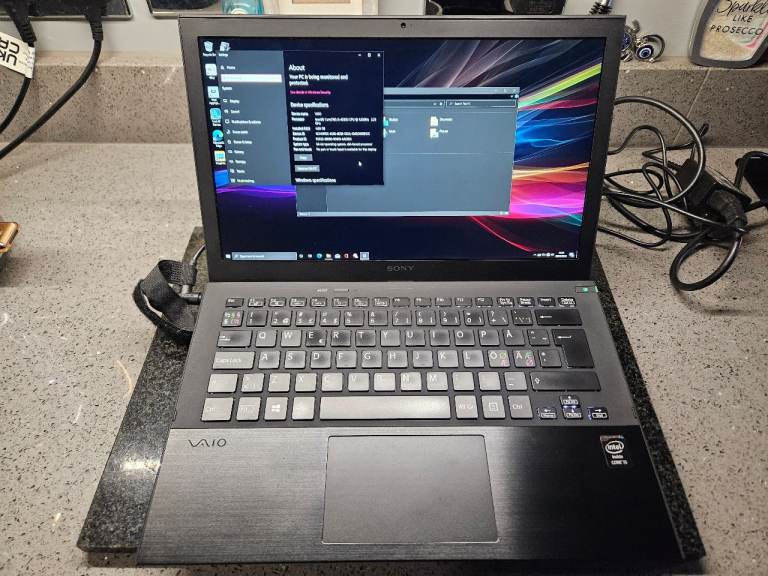 Sony Vaio SVP132 Pro 13 ultrabook. Carbon fibre construction 