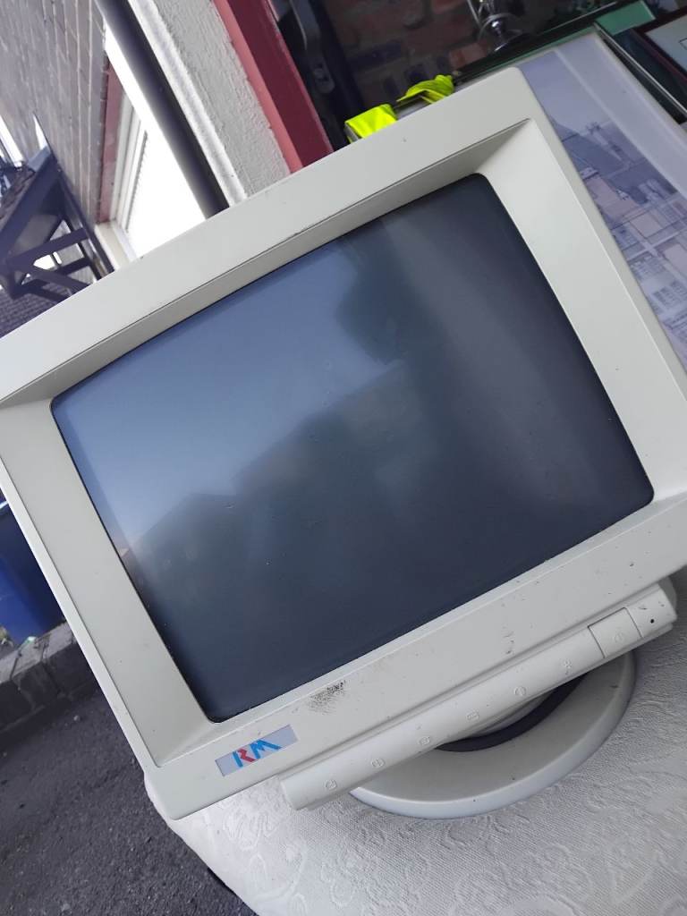 Vintage crt monitor