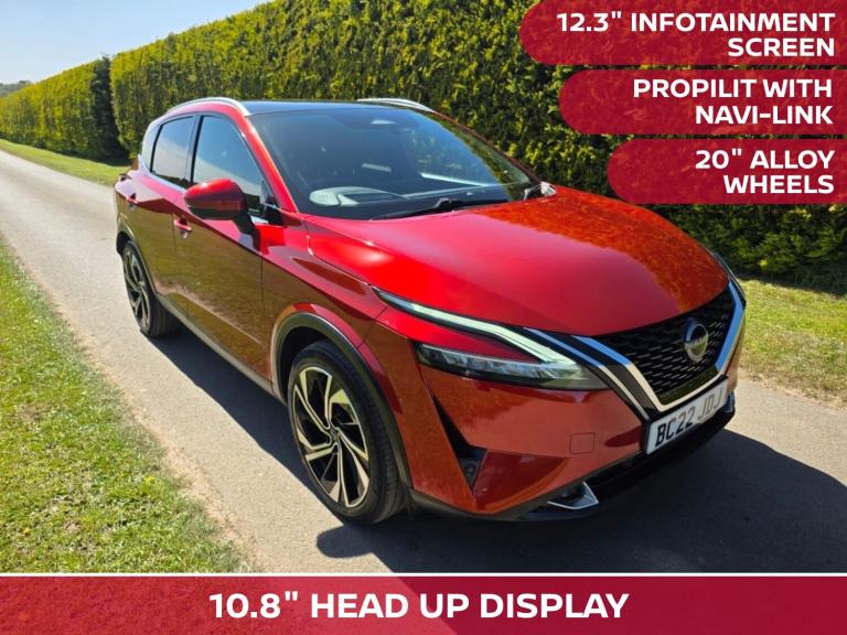 2022 Nissan Qashqai 1.3 DiG-T MH TEKNA+  Petrol/Electric Hybrid Automatic