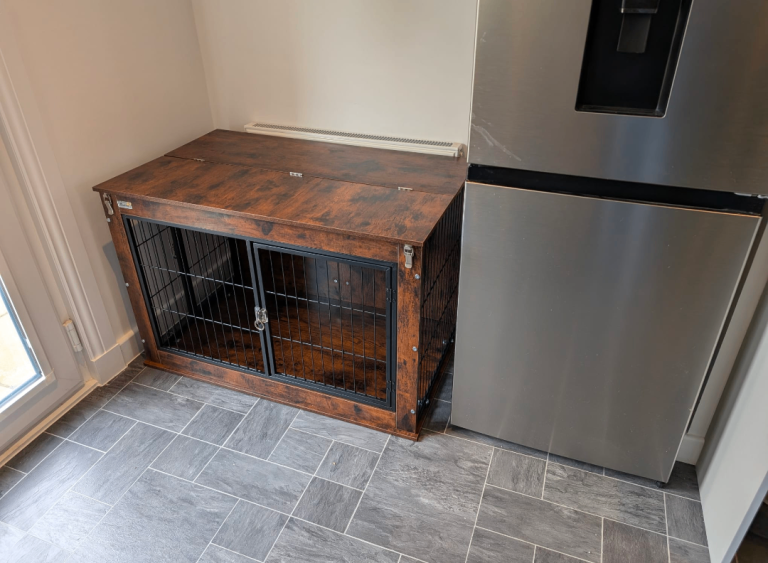 Dog crate furniture 