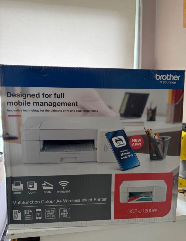 Brand New Brother DCP-J1200W Multifunction Wireless Inkjet Printer