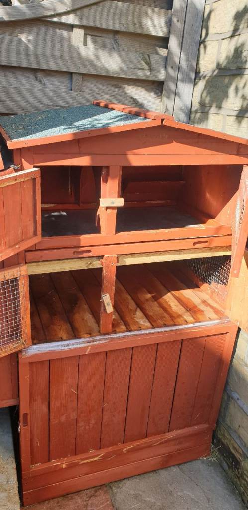 Bunny Rabbit Hutches with Run