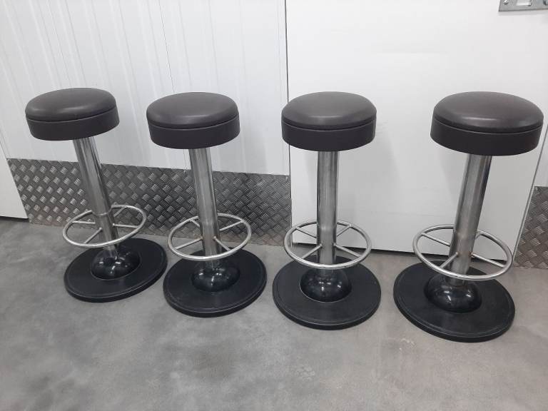 Designer bar stools x 4 - Sandler Metal Mobil Arredo 