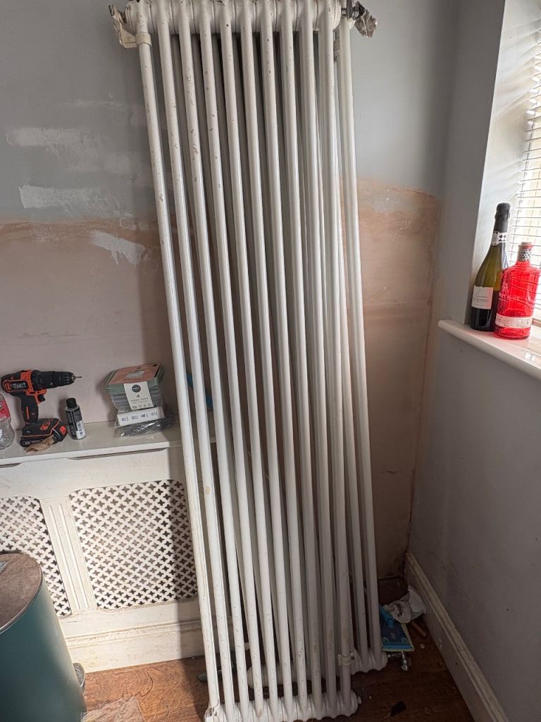 Cast iron double column radiators x 2