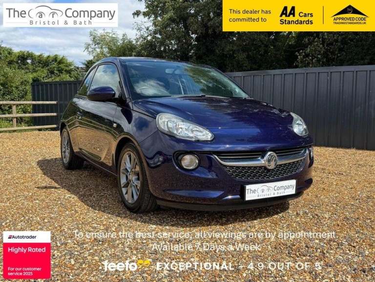 2016 Vauxhall ADAM 1.2i JAM Euro 6 3dr HATCHBACK Petrol Manual