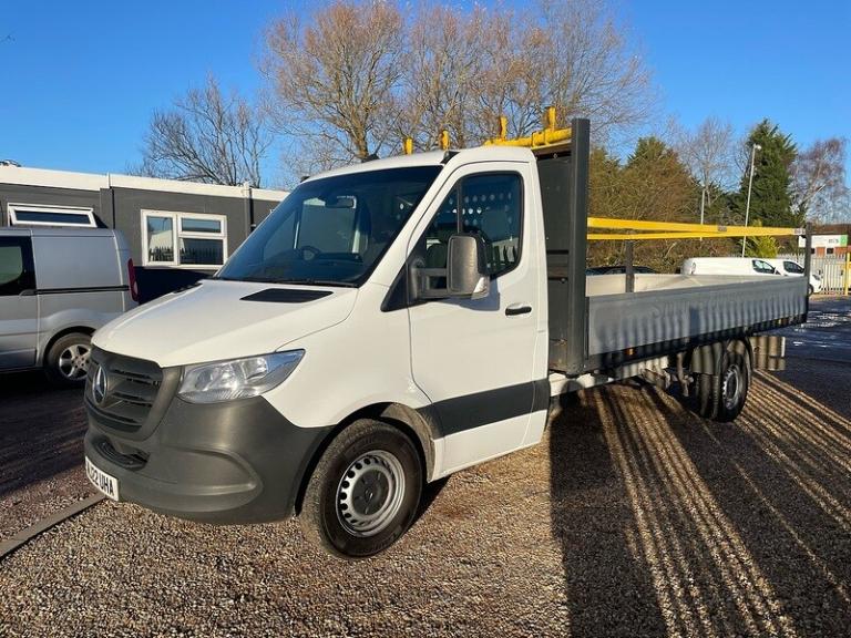 2022 Mercedes-Benz Sprinter 315 2.0 CDI Progressive L3 LWB 14FT DROPSIDE - WHITE Dropside Diesel ...