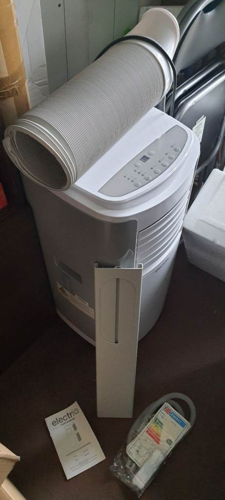 electriQ 12000 BTU Portable Heater / Air Con for up to 30sqm spaces * Self-collection *