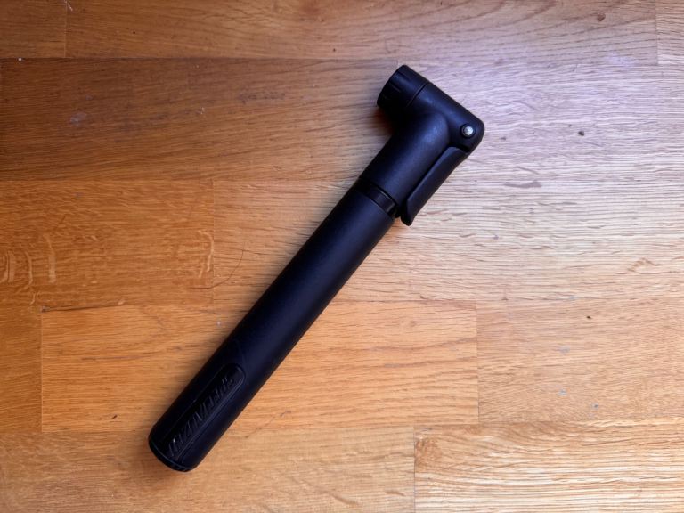 Compact Black Bike Pump 