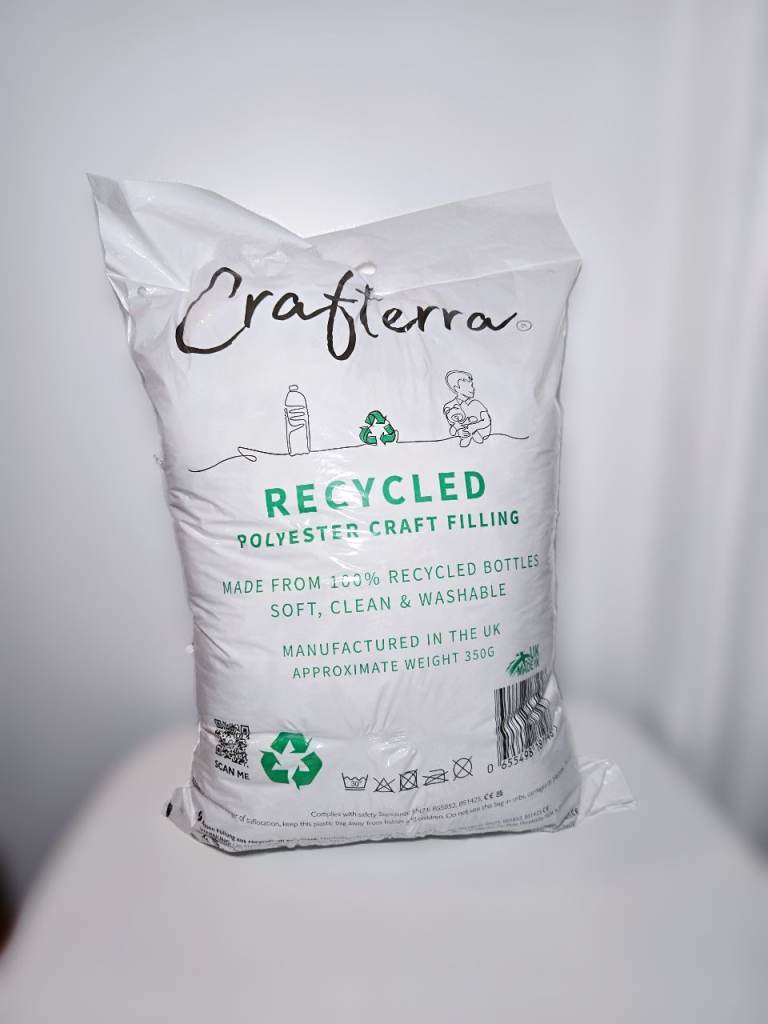 Crafterra Recycled Polyester Craft Filling 350g