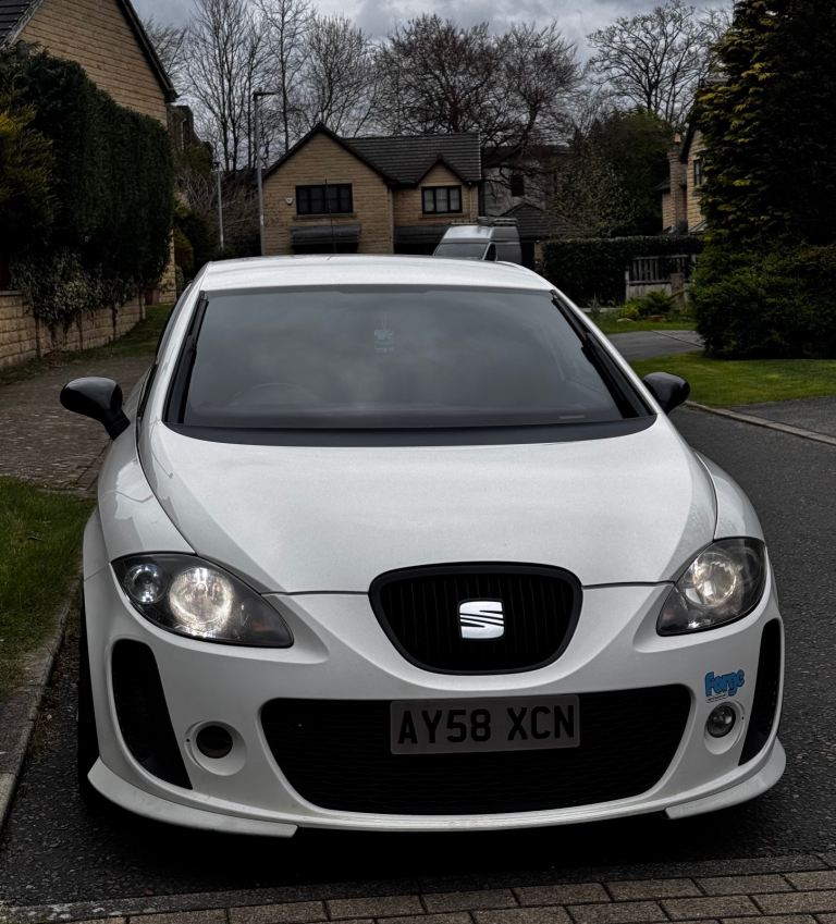 2008 SEAT LEON CUPRA K1 WHITE STAGE 2 R TECH 380BHP 2.0 MK2 S3 GOLF R RS3