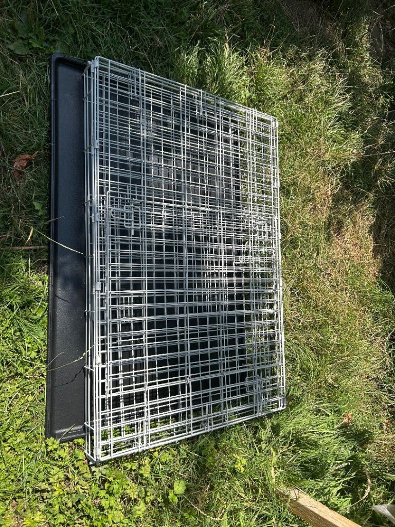 Large dogs cage with brand new toys