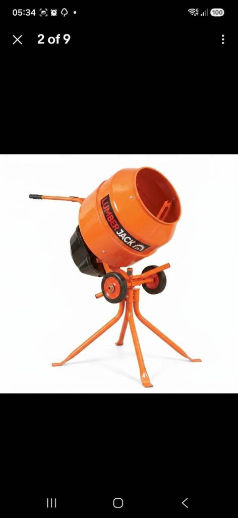 Lumberjack Cement Mixer - As Good As New