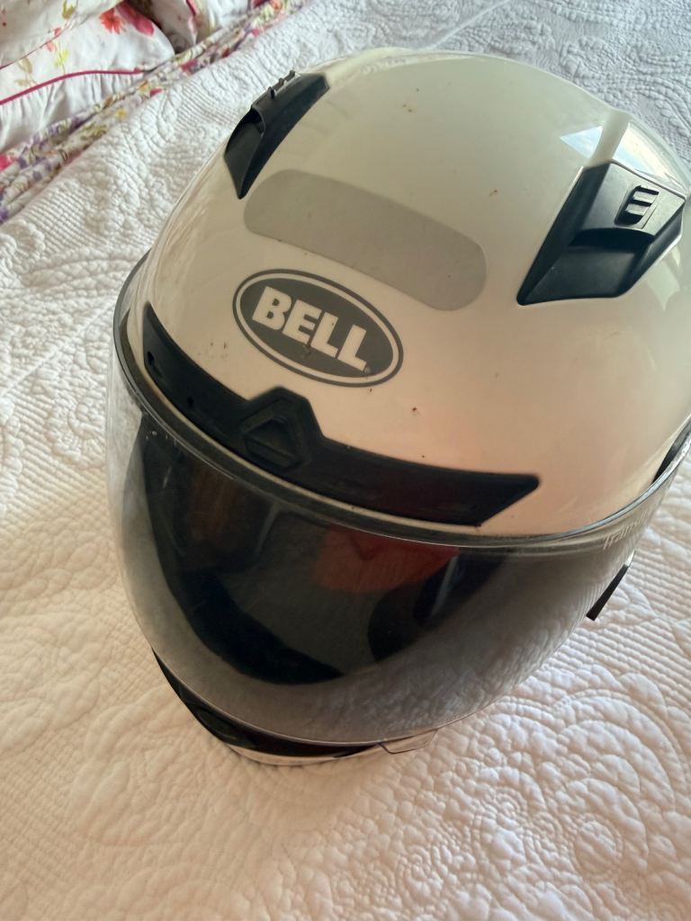 White bell motorcycle helmet 