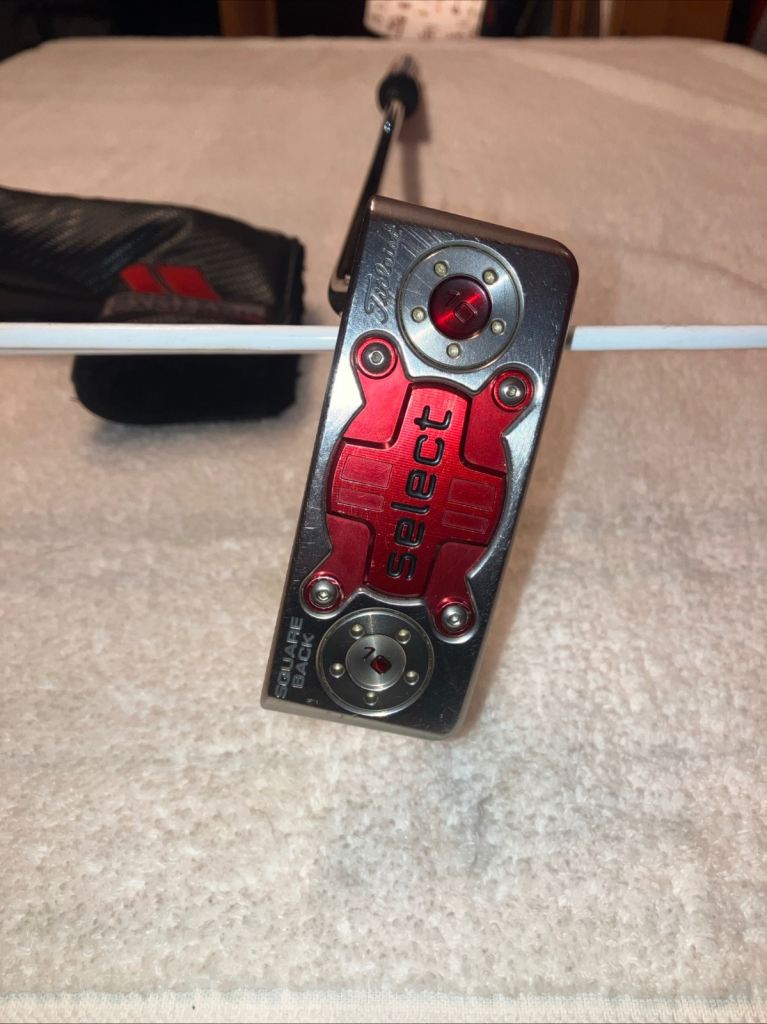 Scotty Cameron Select SQUARE BACK Putter 35 inch Super Stroke Grip Head Cover RH 