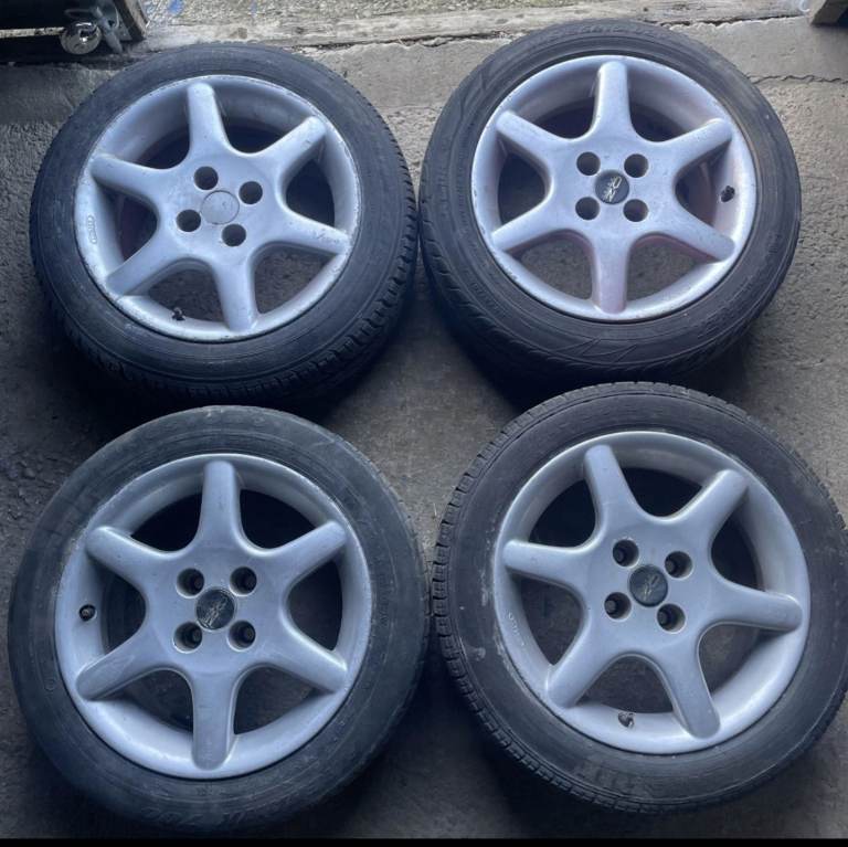 Rare 15" OZ Saturn Alloy Wheels - 4x100 - 90's Wheels 