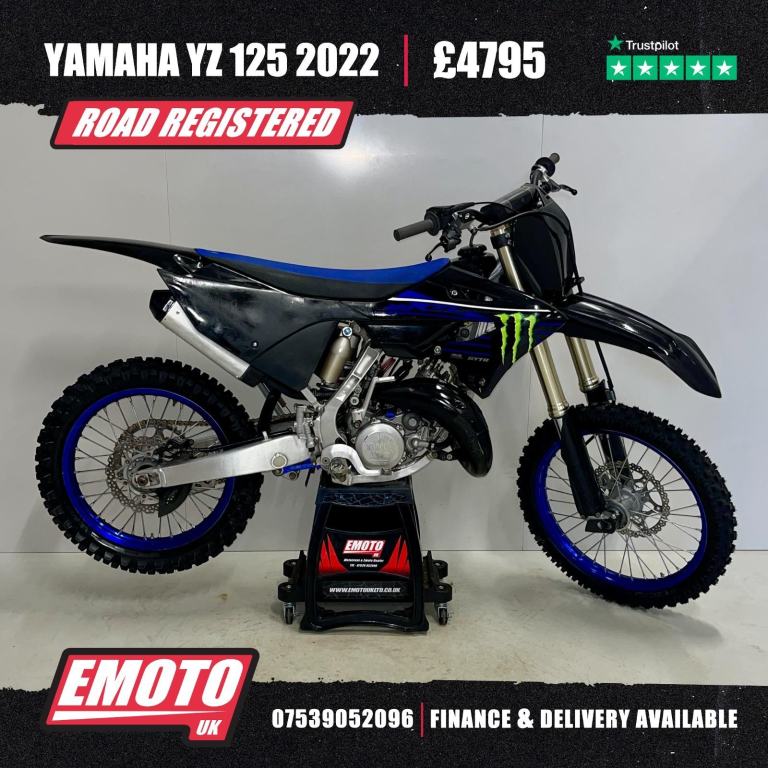 YAMAHA YZ 125 2022 Motocross Bike 125cc Road Reg @EmotoUK - Finance Available