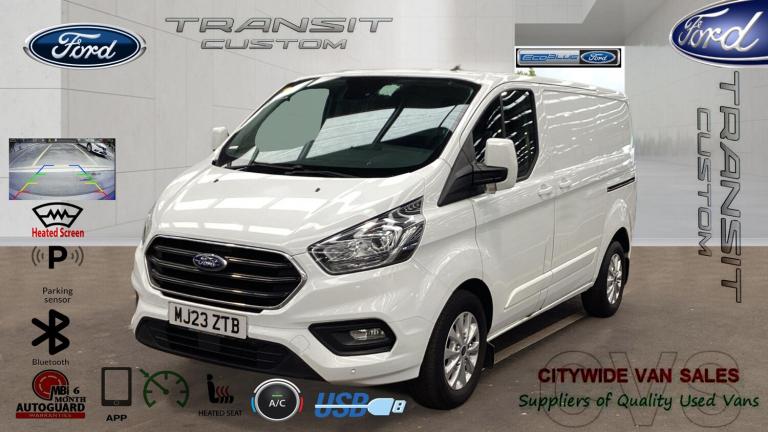 2023 Ford Transit Custom 2.0 EcoBlue 130ps Low Roof Limited Van PANEL VAN Diesel Manual