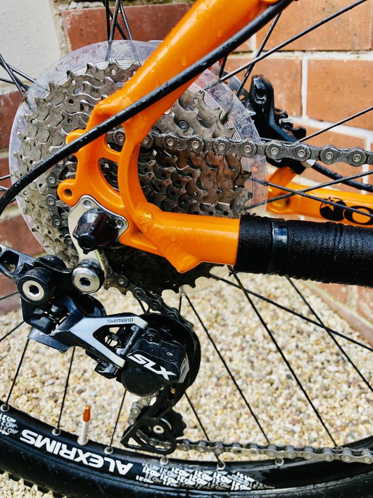 Orange clockwork Large frame MTB hard tail